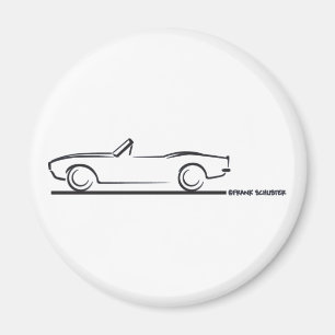 1968 Konvertibel Camaro-BLK Magnet