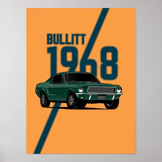1968 Mustang Poster (Framsidan)