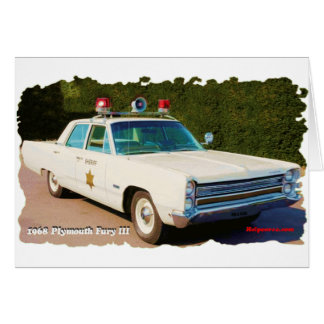 1968 Plymouth Fury III Hälsningskort