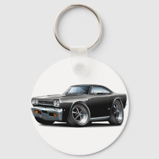 1968 Plymouth GTX Black Car Nyckelring
