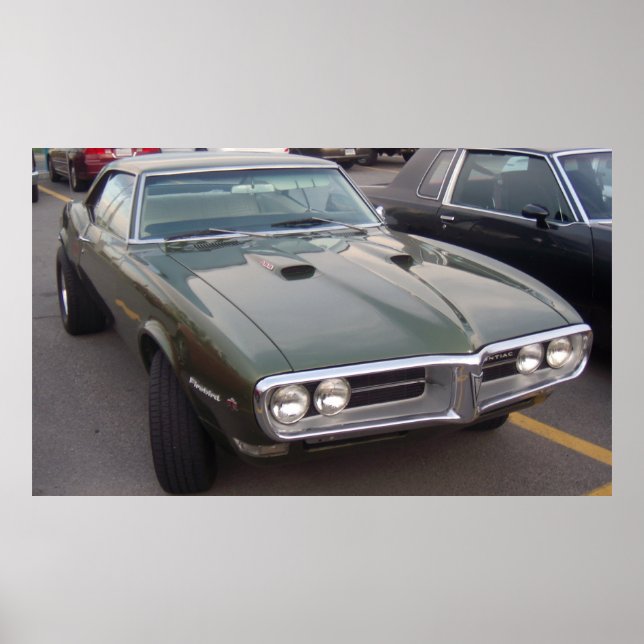 1968 Pontiac Firebird Hardtop Poster (Framsidan)