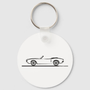 1968 Pontiac Firebird Konverable Nyckelring