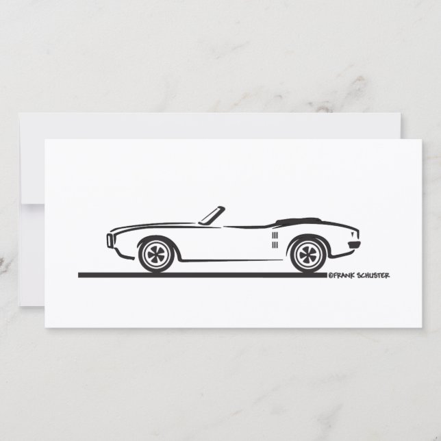 1968 Pontiac Firebird-konvertibel (Framsida)