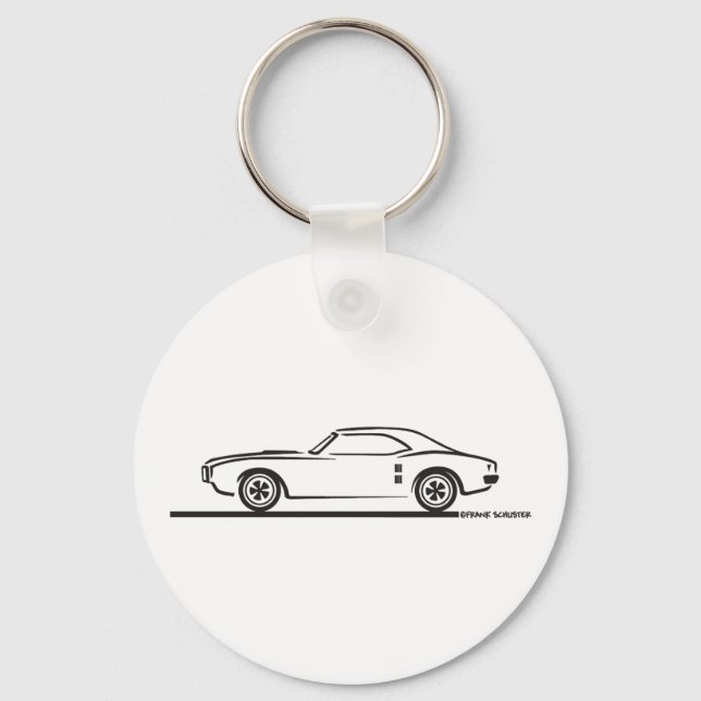 1968 Pontiac Firebird Nyckelring (Framsida)