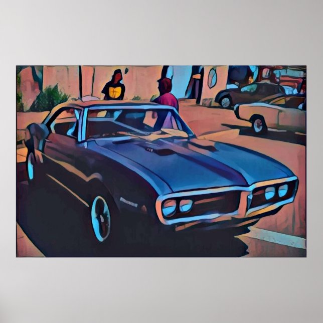 1968 Pontiac Firebird Poster (Framsidan)