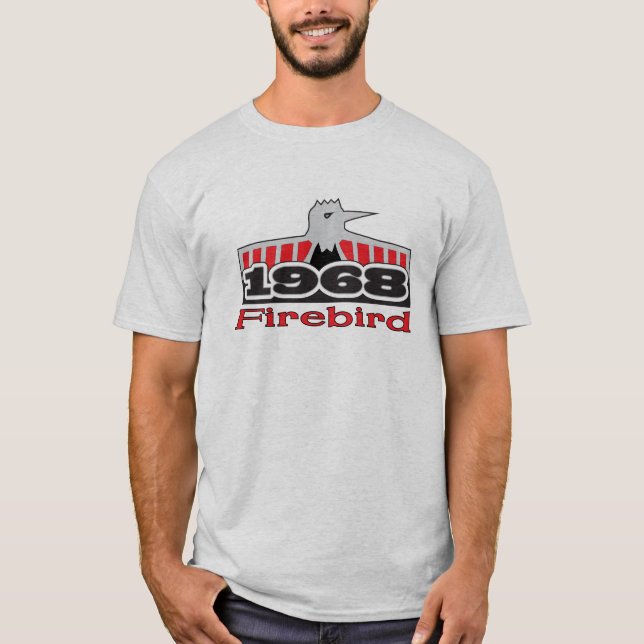 1968 Pontiac Firebird T Shirt (Framsida)