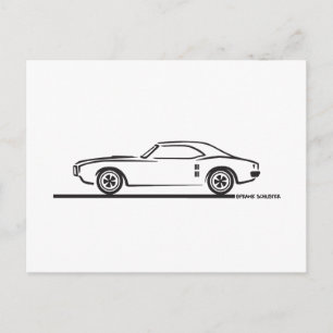 1968 Pontiac Firebird Vykort