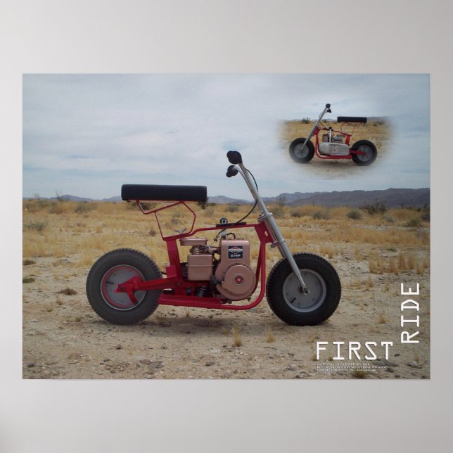 1968 Powell Challenge Mini Bike Poster (Framsidan)