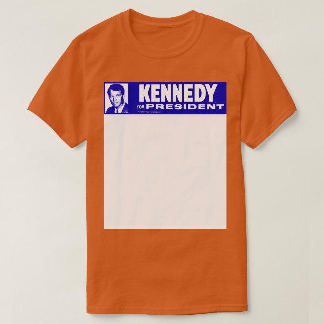1968 Robert Kennedy för 2 T Shirt (Design framsida)