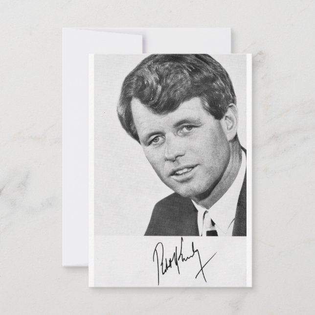 1968 Robert Kennedy Kampanj Card (Framsida)