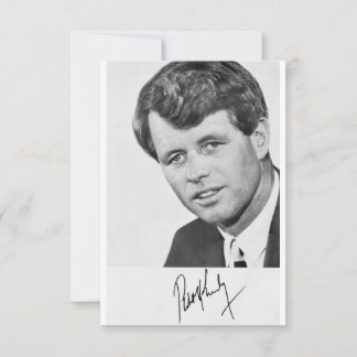 1968 Robert Kennedy Kampanj Card