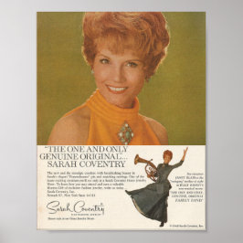 1968 Sarah Coventry annons Poster