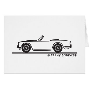 1968 Triumph TR4 Hälsningskort