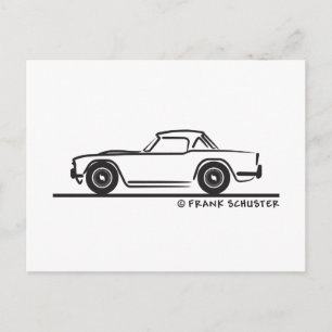 1968 Triumph TR4 Softtop Vykort