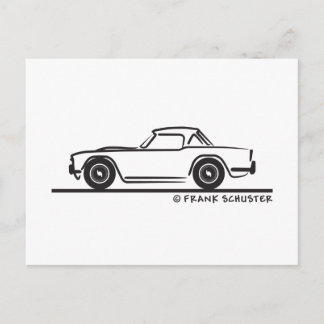 1968 Triumph TR4 Softtop Vykort