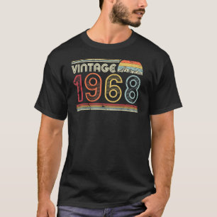 1968 Vintage Shirt, Birthday Gift Tee. Retro Stil T Shirt