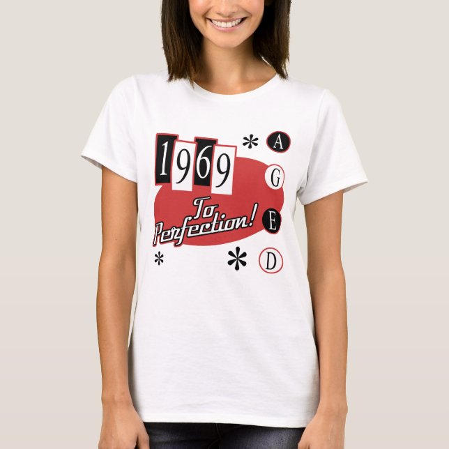 1969, 50:e födelsedagen, MidCentury T Shirt (Framsida)