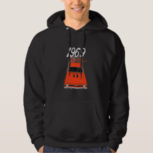 1969 69 Chevys Nova 2 Classic Car Old school Muscl Hoodie