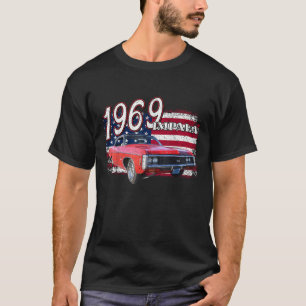 1969 69 impala lowrider ss 4:e juli Amerikanska T Shirt