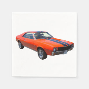 1969 AMC Javlin Muscle Car Pappersservett