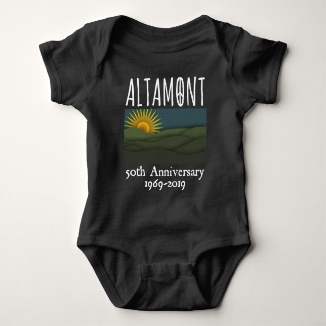 1969 års Altamont Speedway Free Concert 1969 T Shirt (Framsida)