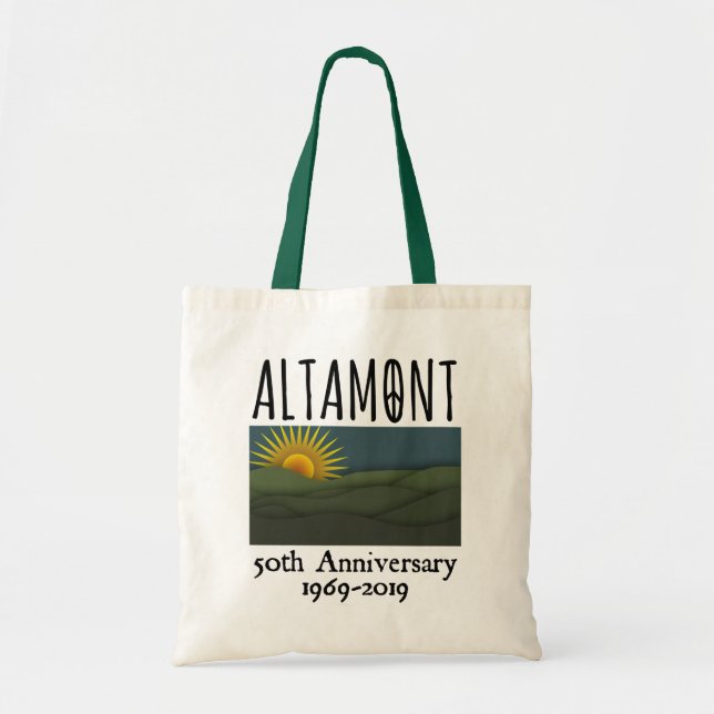 1969 års Altamont Speedway Free Concert 1969 Tygkasse (Framsidan)