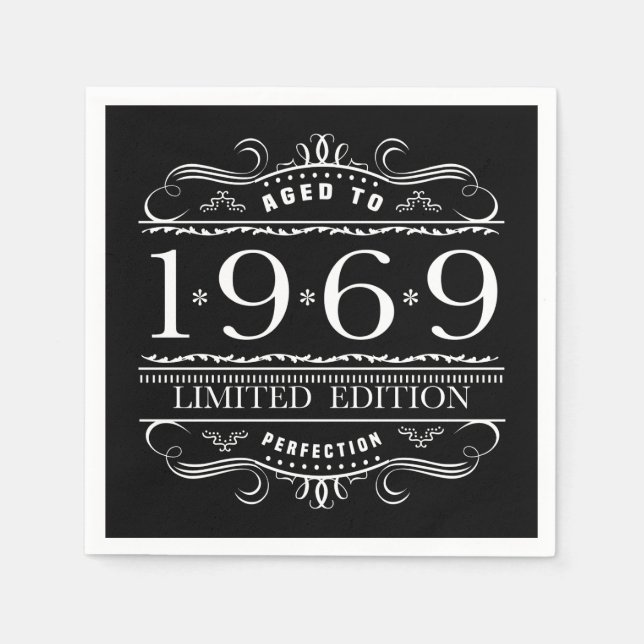 1969 års Begränsada utgåva Pappersservett (Framsidan)