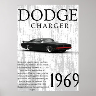1969 årsmodell poster