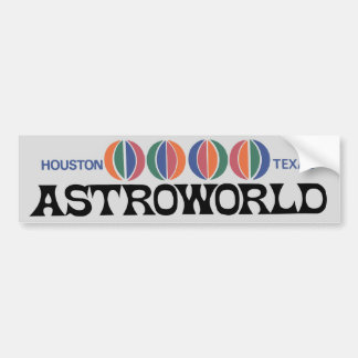 1969 Astroworld Bumper Sticker Bildekal