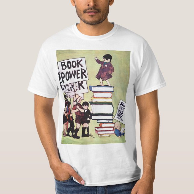 1969 barns skjorta för bokvecka t shirt (Framsida)