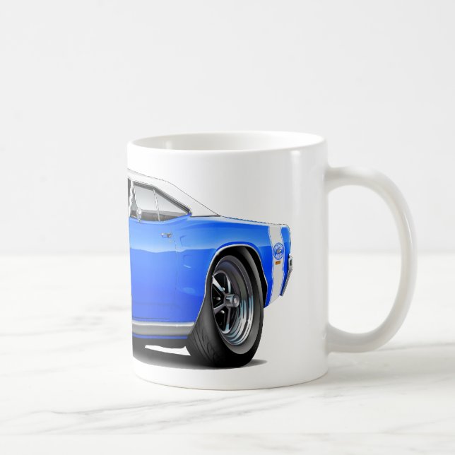 1969 blåvita bästa dubbla för toppet bi kammar hem kaffemugg (Höger)
