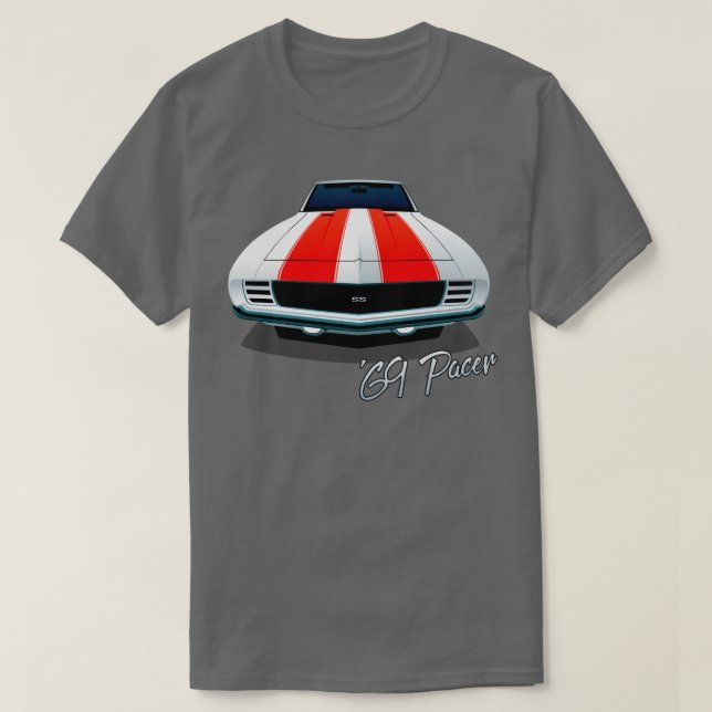 1969 Camaro SS Indy 500 Pace T Shirt (Design framsida)