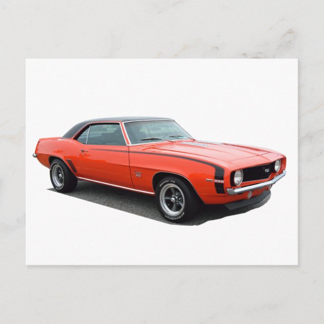 1969 Camaro SS Vykort (Framsida)