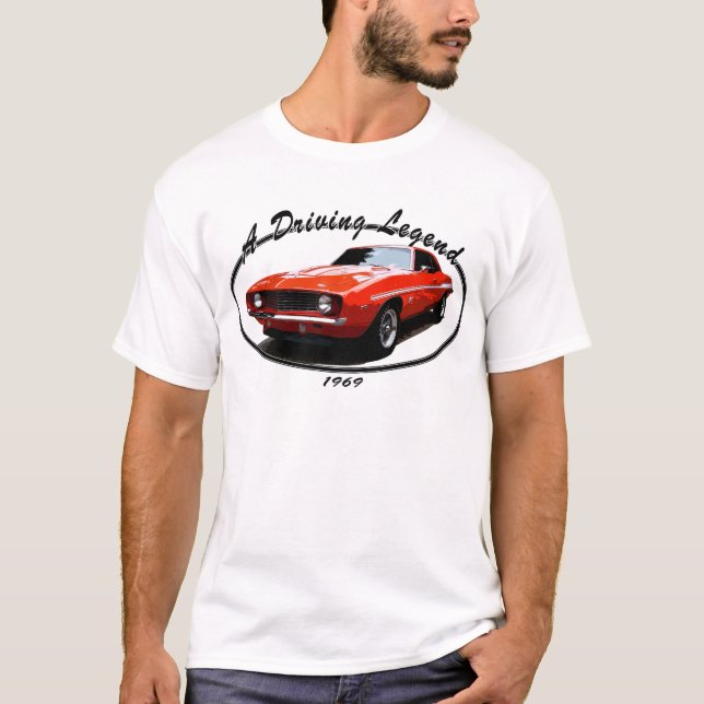 1969_camaro_yenko_orange tee (Framsida)