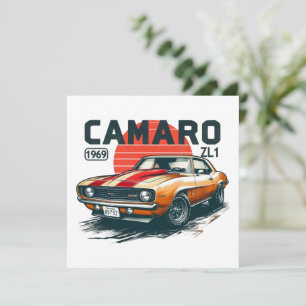1969 Camaro ZL1 Julkort