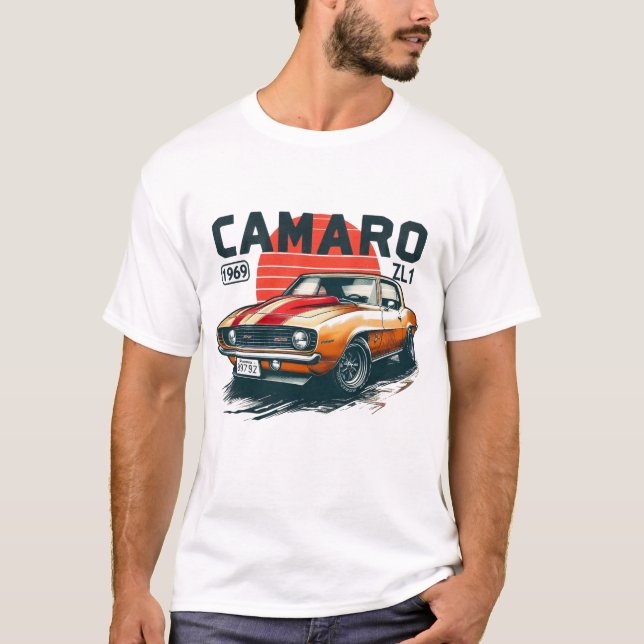 1969 Camaro ZL1 T Shirt (Framsida)