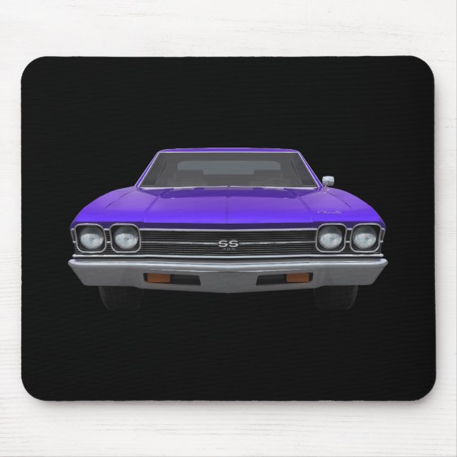 1969 Chevelle S: Lila Avslutar: Mousepad Musmatta (Framsidan)