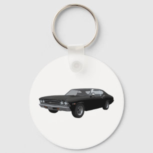 1969 Chevelle SS: Black Avsluta Nyckelring