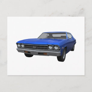 1969 Chevelle SS: Blått Avsluta Vykort