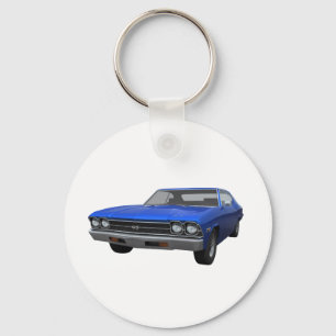 1969 Chevelle SS: Blue Avsluta Nyckelring
