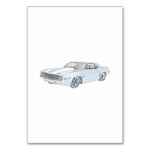 1969 Chevy Camaro Bordsnummer