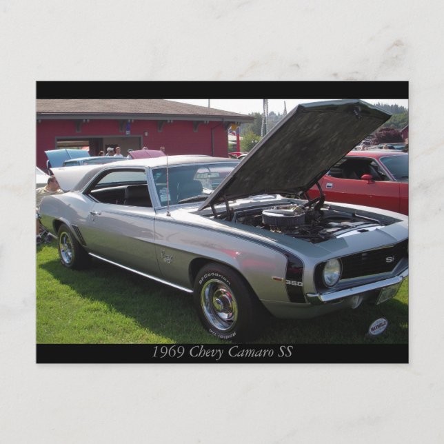 1969 Chevy Camaro SS Vykort (Framsida)