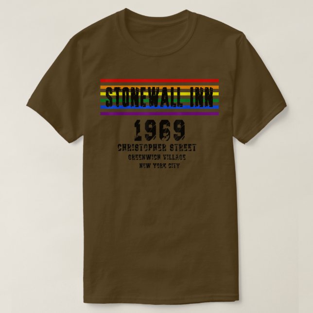 1969 CSD, HBTQ, HBTQ, HBT  T SHIRT (Design framsida)