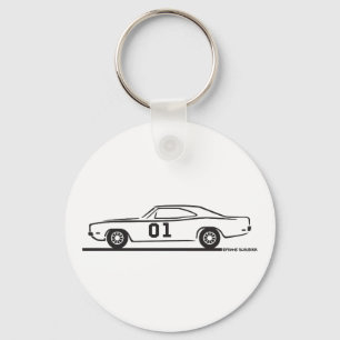 1969 Dodge Charger General Lee Nyckelring