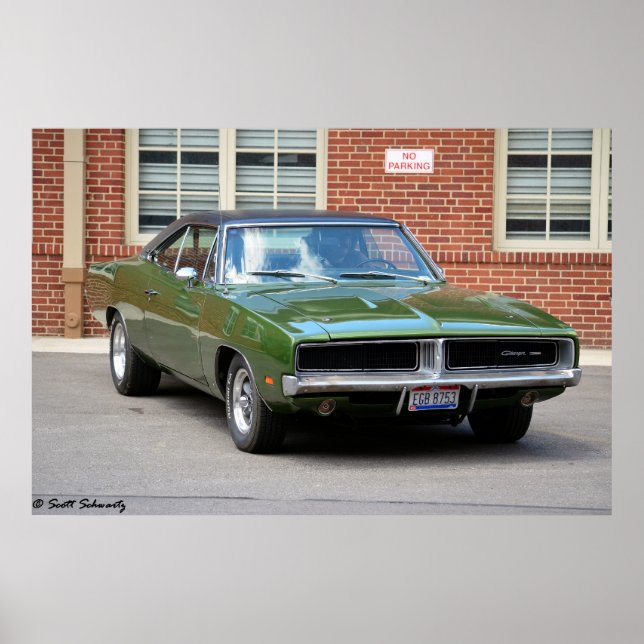 1969 Dodge Charger Poster (Framsidan)