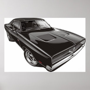 1969 Dodge Charger-Poster Poster