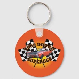 1969 Dodge Toppen Bee Keychain. Nyckelring