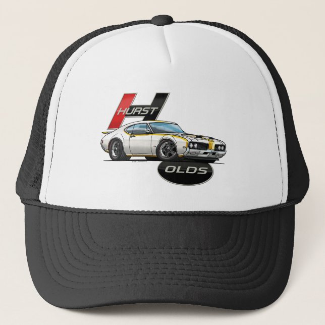 1969 Hurst Olds Cutlass Truckerkeps (Framsida)