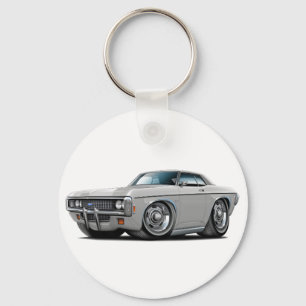 1969 Impala Silver-Black Top Car Nyckelring