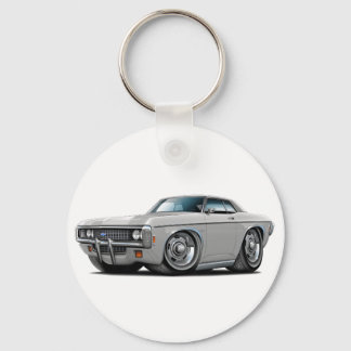 1969 Impala Silver-Black Top Car Nyckelring